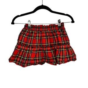 Crewcuts Girls Sz. 8 Classic Plaid Soft Waist Skirt. Exc. Cond. Adorable